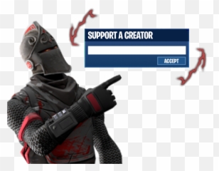 Black Knight Support - Fortnite Support A Creator Template Png,Black Knight Fortnite Png