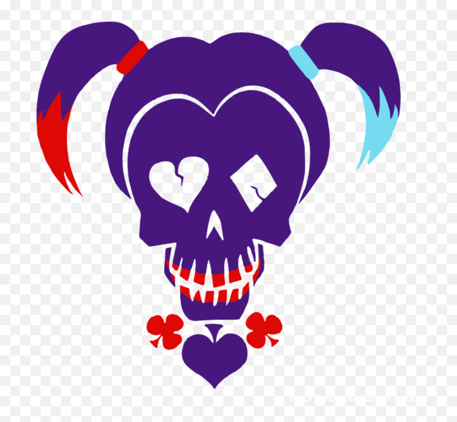 Joker Harley Quinn Batman Poster Film - Harley Quinn Skull Png,Batman Joker Logo