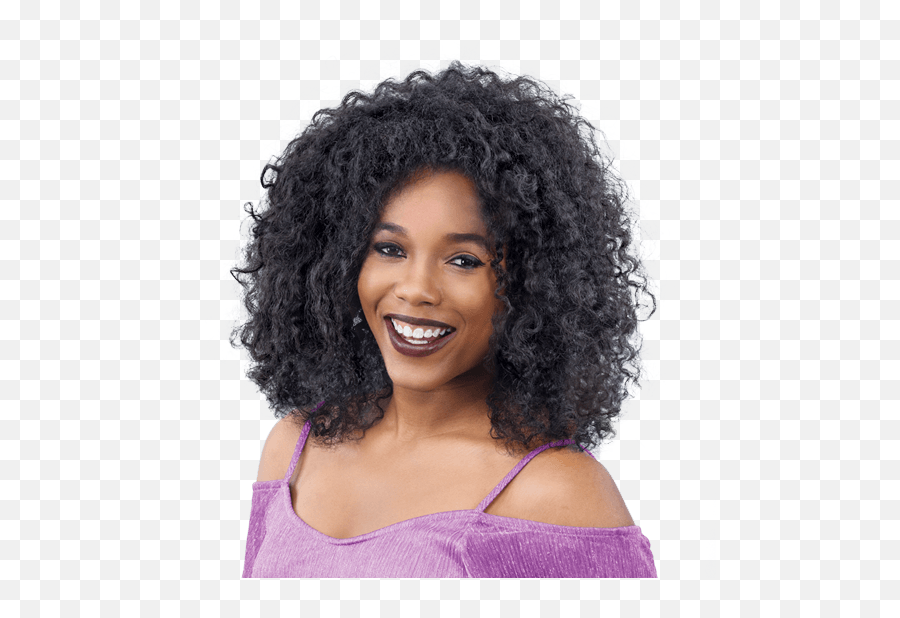 Products That Inspire - Black Woman With Curly Afro Full Black Meadow Wigs Png,Afro Png