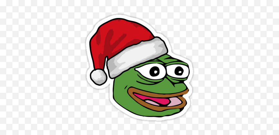 Download Christmas Pepe - Feelsgoodman Twitch Full Size Frog Meme Png,Christmas Png