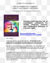 Doc A Letter From The Editors Of Psychedelic Policy - Document Png,Quagmire Png