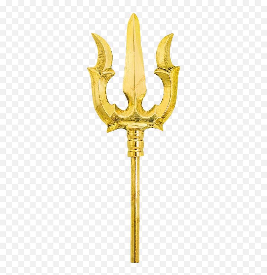 Gold Trident Png All - Durga Trishul,Spear Png