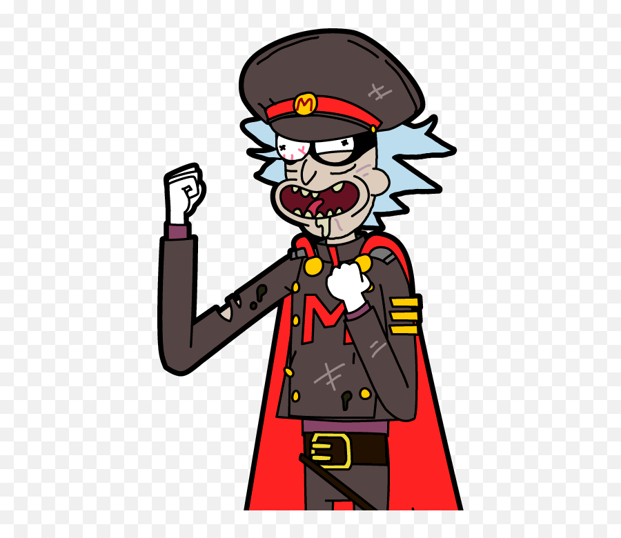 Clipart Walking Crazy Day - Pocket Mortys Mysterious Rick Png,Rick Png