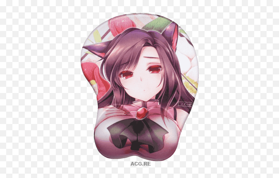 Mouse Pad Lol Game 3d Oppai Pads - Anime Png,Ahri Png
