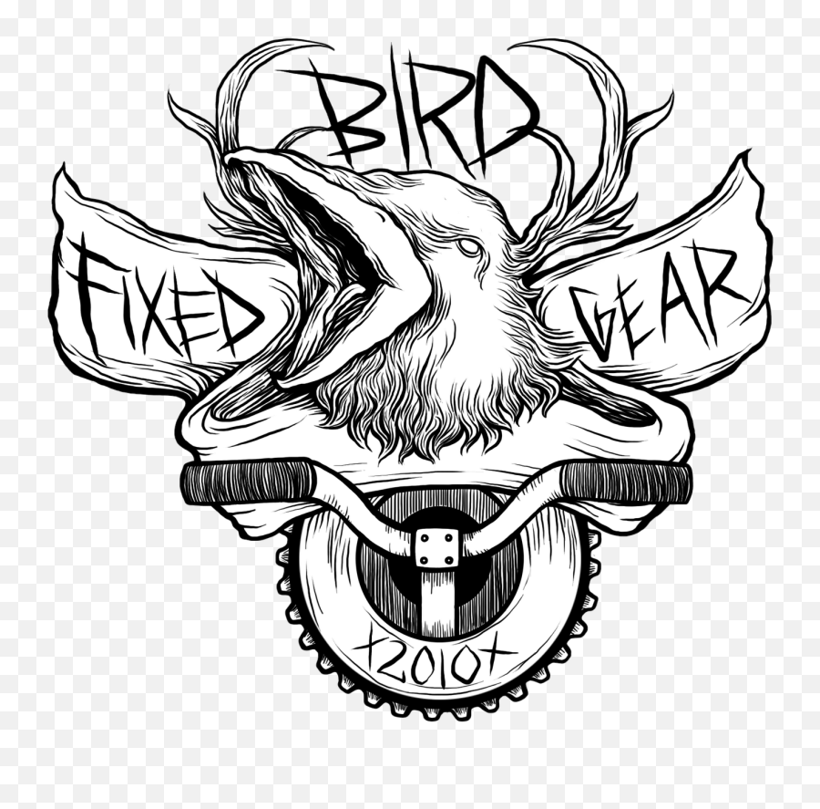 Bird Fixed Gear Logo - Fixed Gear Png,Gears Logo