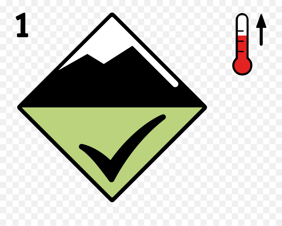 Avalanche Low Danger Level Wet Snow Clipart - Full Size Png,Snowfall Png