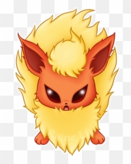 Download Hd Flareon By Raineli - Cartoon Transparent Portable Network Graphics Png,Flareon Png