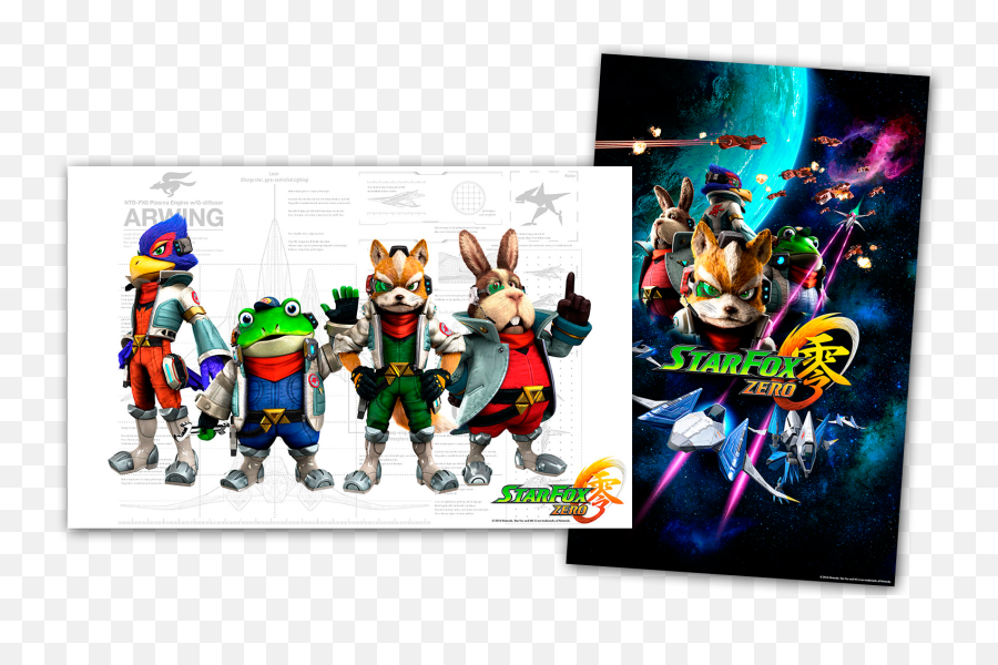 Star Fox Png - Front And Back Images Of The Star Fox Zero Star Fox Zero Strategy Guide,Star Fox Logo Png