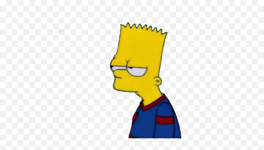 Sad Bart Simpson Png Transparent - Png Stickers Bart Sad,Bart Png