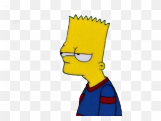 Sad Bart Simpson Png Transparent - Stickers