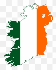 Flag - Ireland Map png
