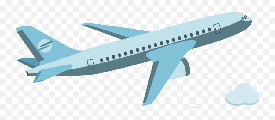 Cropped - Transparent Background Airplane Png,Plane Png