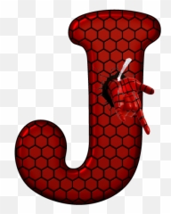 Spiderman Birthday Invitations - Letter J With png