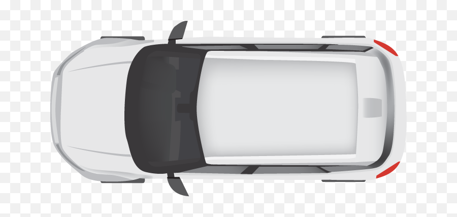 White Modern Car Top View Png Transparent Background Free - Transparent Car Top View,White Car Png