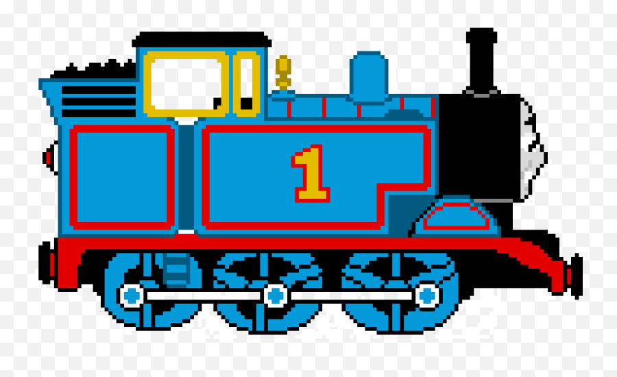 Thomas Pixel Art Maker - Thomas The Tank Engine Pixel Art Png,Thomas The Train Png