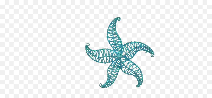Glitter Blue Starfish Ornament - Lovely Png,Blue Starfish Logo