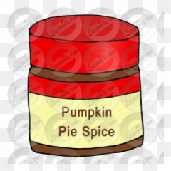 Pumpkin Pie Spice Picture For Classroom Therapy Use - Cylinder png