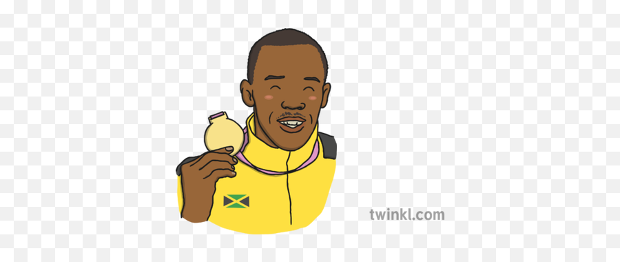Usain Bolt Illustration - Gentleman Png,Usain Bolt Png