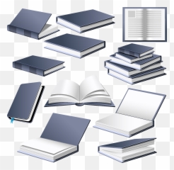 Download Books Vector - 3d Composition Of png