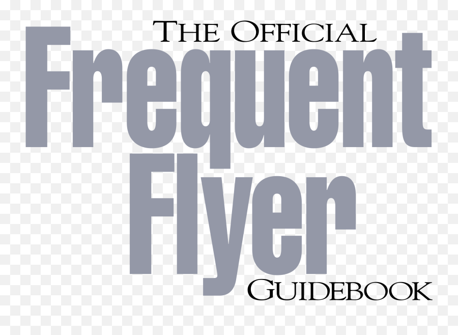 The Official Frequent Flyer Guidebook - Seepoint Png,Flyer Png