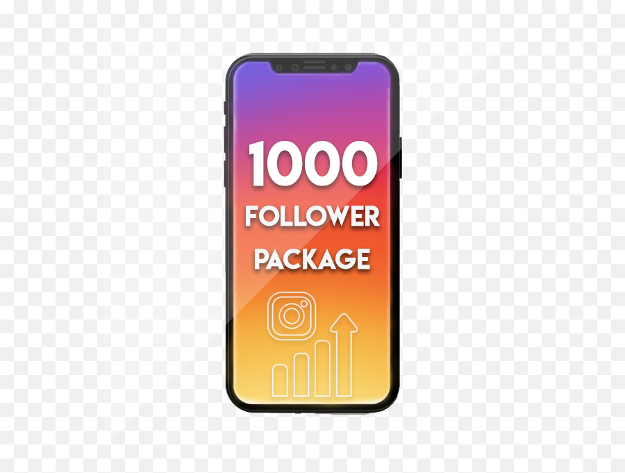 Download 1000 Real Instagram Followers - Iphone Full Size Iphone Png,Iphone Png