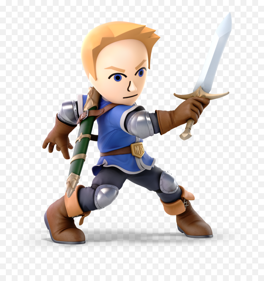 Mii Swordfighter As He Appears In Super Smash Bros Ultimate - Super Smash Bros Ultimate Mii Swordfighter Png,Super Smash Bros Ultimate Png