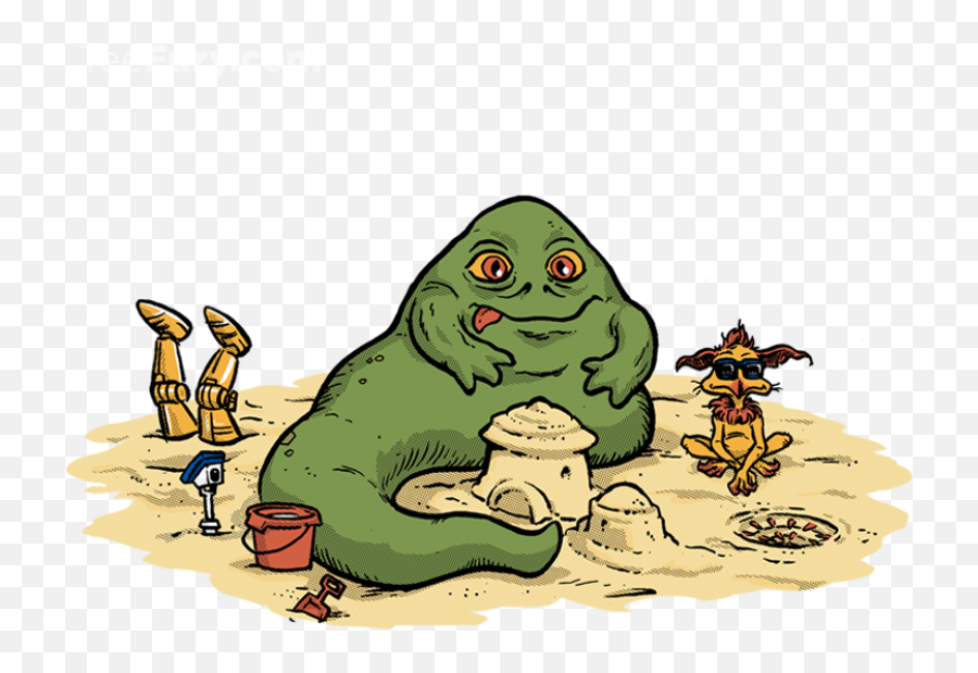 Download Beach Hutt Jabba Png Image - Jabba The Hutt Cartoon Cap,Jabba The Hutt Png