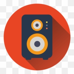 Speaker Circle Icon - Transparent Png U0026 Svg Vector File Solid,Speaker Icon Transparent