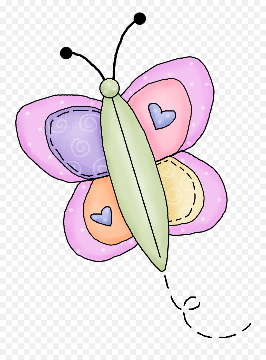 Cute Butterflies - Cute Butterfly Transparent Full Size Cute Buterfly Clip Art Png,Butterfly Transparent Png