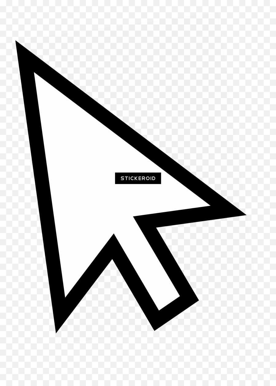 Download Hd White Mouse Cursor Arrow By Qubodup - Icon Arrow Vector Click Icon Png,Mouse Cursors Png