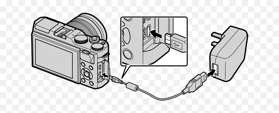 Charging The Battery - Mirrorless Camera Png,How To Remove Red Cross On Battery Icon