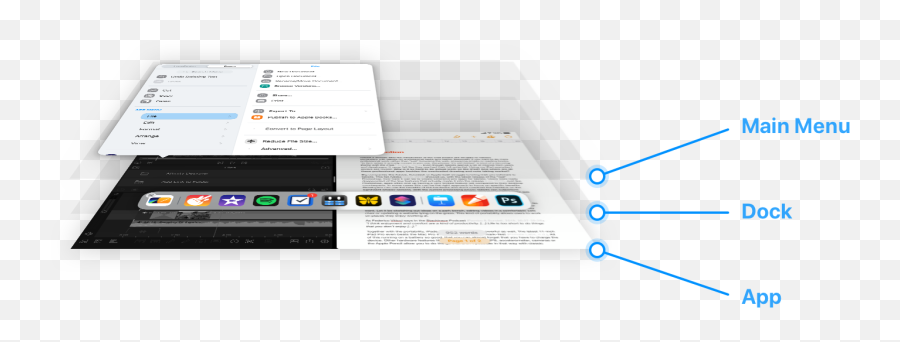 Ipad Main Menu Ipados 14 Concept - Vertical Png,Ipad Pro App Icon Size