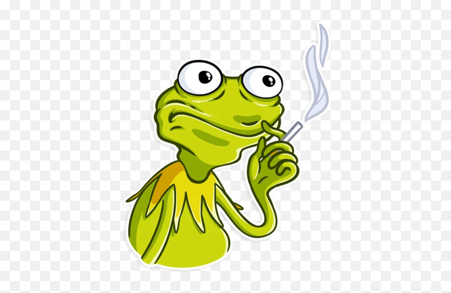 Sticker Telegram True Frog Clip Art - Kermit The Frog Telegram Stickers Png,Kermit The Frog Png