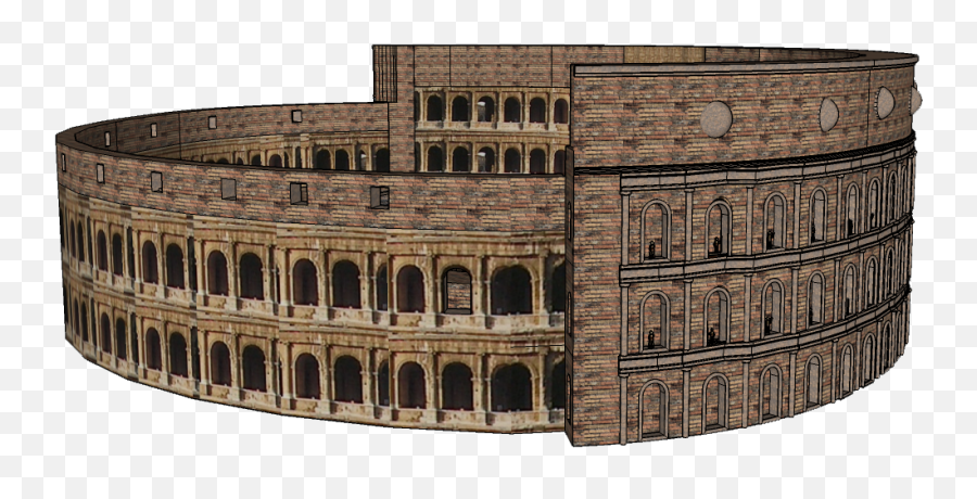 Ancient Rome Colosseum Cartoon Png - Colosseum,Colosseum Png