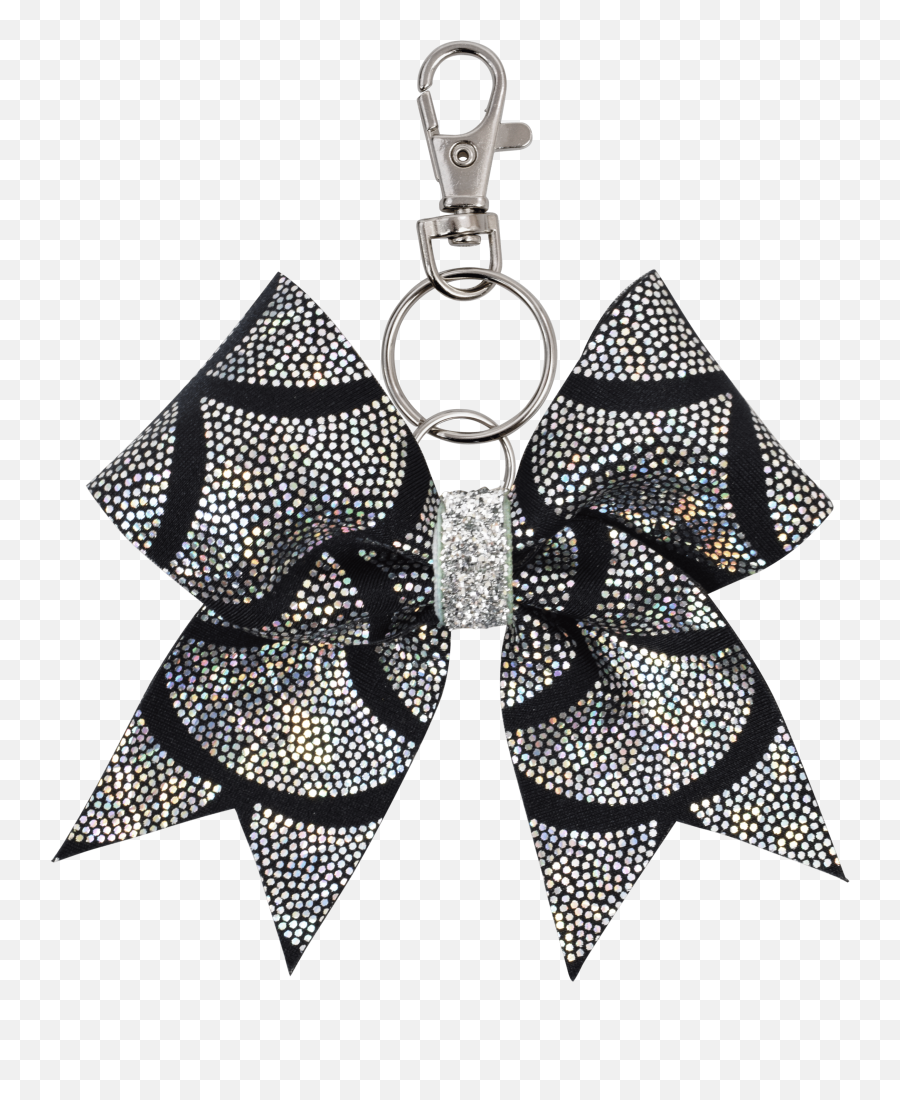 Blacksilver Mermaid Scales I Love Cheer Bow Keyring - Nfinity Athletic Corporation Png,Keyring Icon