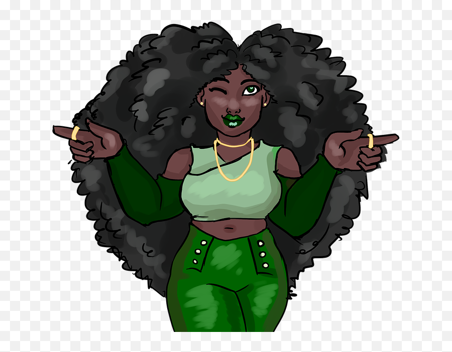 Art Transparent Black Woman - Free Image On Pixabay Black Lady Cartoon Character Png,Woman Transparent