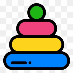 Baby Shape Box Toy Vector Svg Icon - Language png