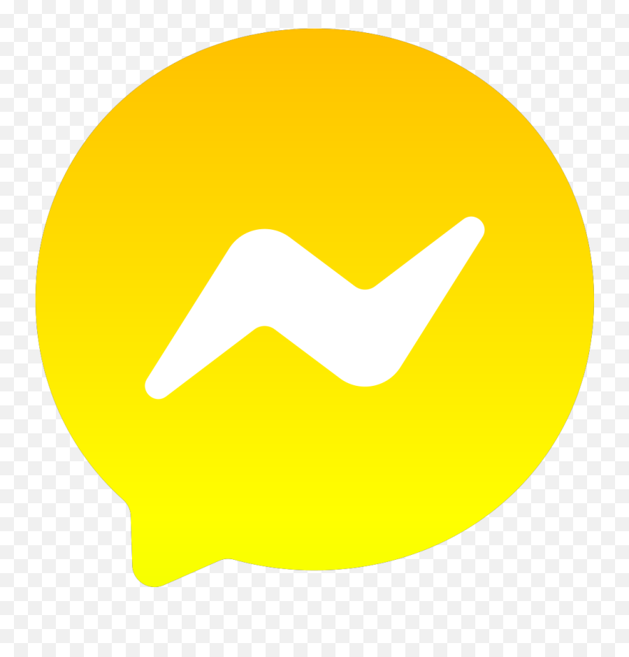 Facebook Messenger Ios 14 Yellow Logo - Horizontal Png,Facebook App Icon 1024x1024