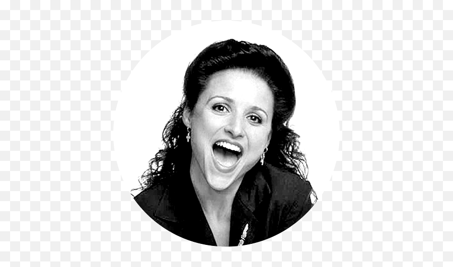 5 Things We - Elaine From Seinfeld Black And White Png,Seinfeld Png