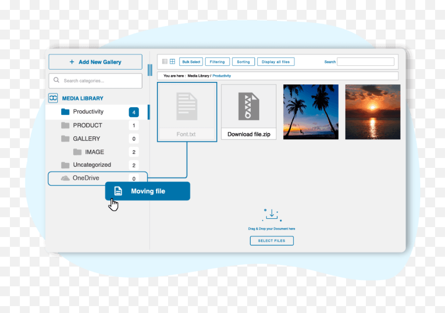 Wp Media Folder Wordpress Onedrive Personal Integration - Vertical Png,Ebba Zingmarke Icon