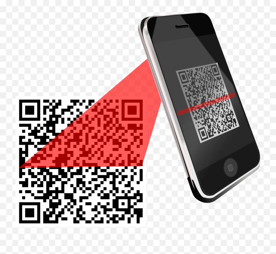 Qr Scanner Red - Openclipart Qr Code Scanning Png,Qr Icon