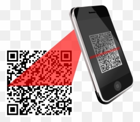 Qr Scanner Red - Openclipart Qr Code Scanning Png