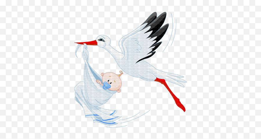 Stork Baby Cigogne Bebe - Picmix Png,Stork Icon
