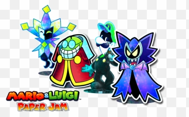 Paper Jam - Mario And Luigi Fawful png
