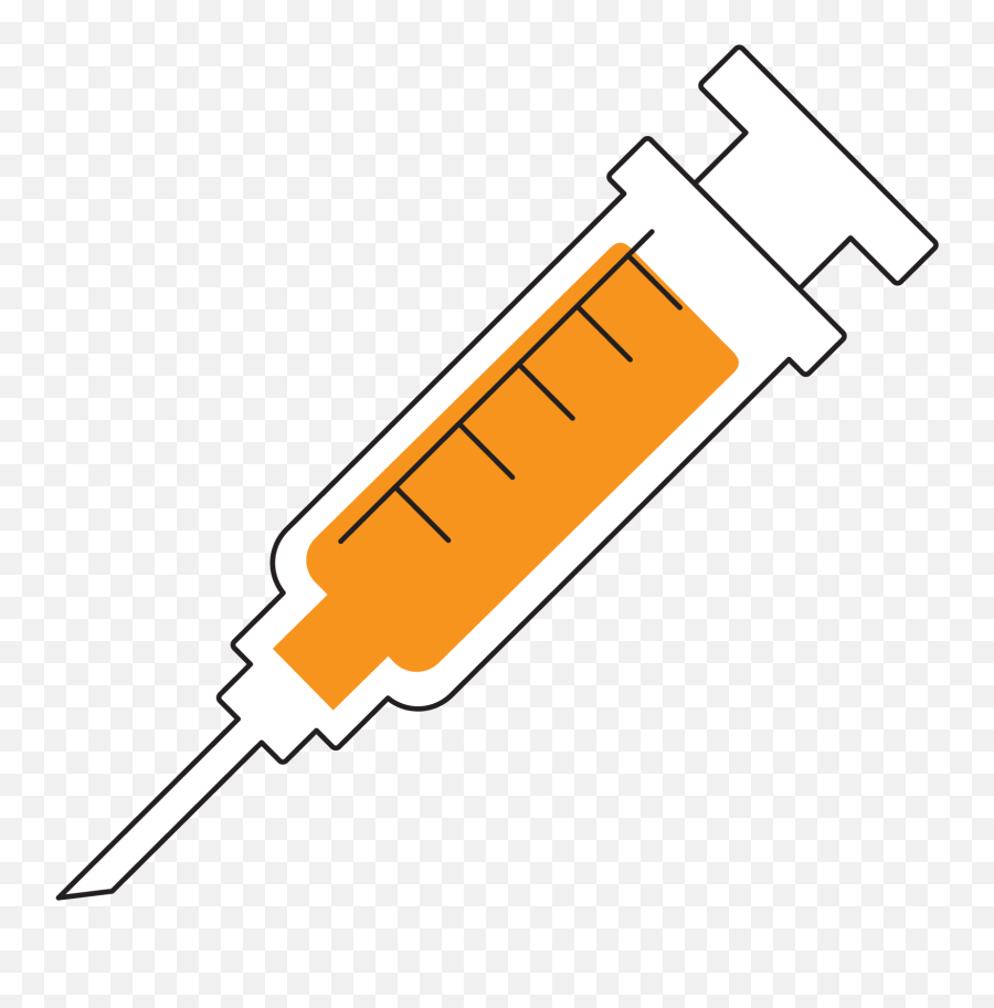 Syringe Injection Hypodermic Needle - Syringe Clipart Png,Syringe Transparent Background