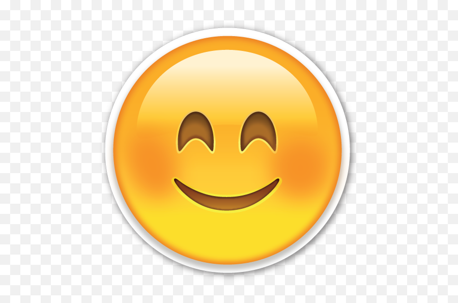 Smile Emoji Png 8 Image - Smiling Face With Smiling Eyes,Smile Emoji Png