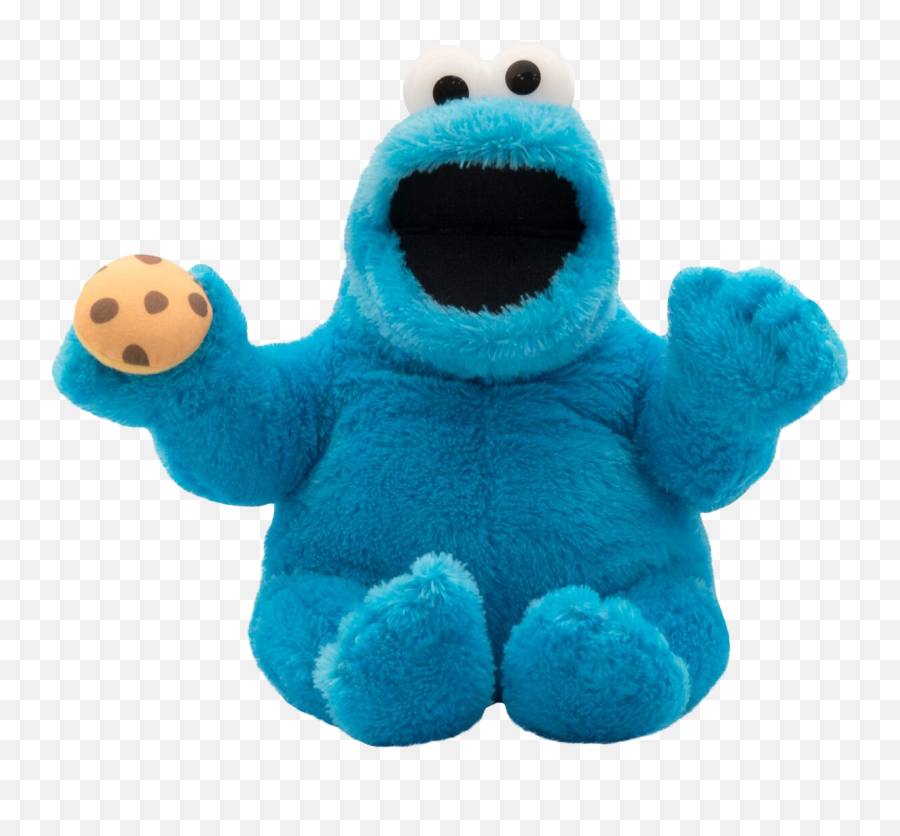Sesame Street - Hungry Cookie Monster Talking 13u201d Puppet Cooki9e Monster Toy Png,Cookie Monster Png