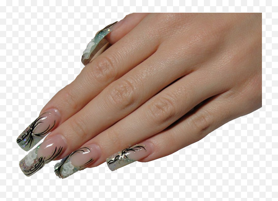 Fashionalble Acrylic Nails Png Free Download All - Nail Acrylic Paint Art,Manicure Png