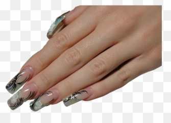 Fashionalble Acrylic Nails Png Free Download All - Nail Acrylic Paint Art,Manicure Png