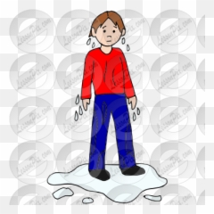 Wkcp34 Hd Free Wet Kids Clipart Png Pack 5978 - Dripping Wet Cartoon,Wet Png